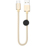 Kabelis USB - USB Type-C, 0.25m, HOCO X35 Gold (HC-07468) (6931474707468)