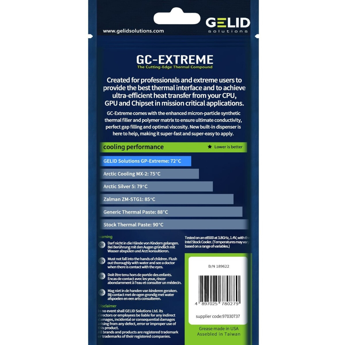Termopasta GELID GC-Extreme - TC-GC-03-А - foto 2