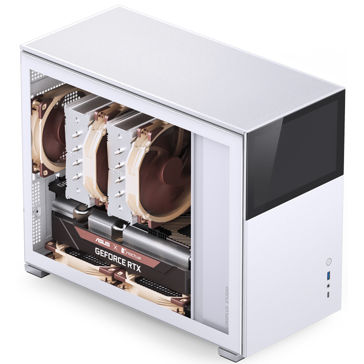 Datoru korpuss Jonsbo D31 STD SC White - D31 STD WHITE SC - foto 4