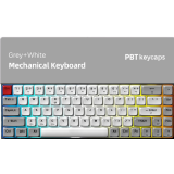 Tastatūra AULA F3068 Grey/White