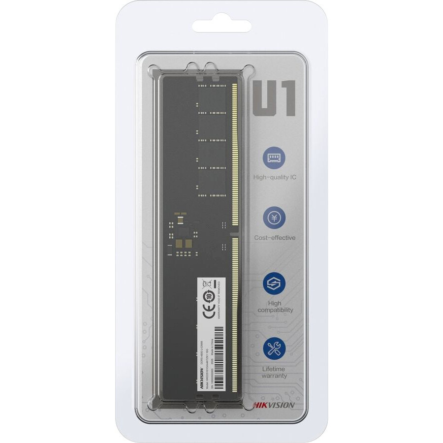 Operatīvā atmiņa 16Gb DDR5 4800MHz Hikvision (HKED5161DAA4K7ZK1/16G) - foto 3