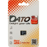 Atmiņas kartes 16Gb MicroSD DATO (DTTF016GUIC10)