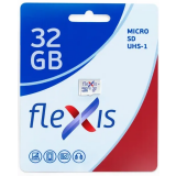 Atmiņas kartes 32Gb MicroSD Flexis (FMSD032GU1)