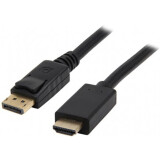Cable DisplayPort (M) - HDMI (M), 3m, KS-IS KS-385-3