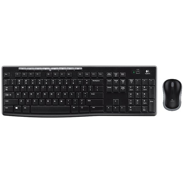 Tastatūra + pele LOGITECH MK270 Wireless Black Slovenian - 920-004532