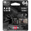 Atmiņas kartes IRDM by GOODRAM 64GB MICRO CARD UHS I U3 + adapter - IR-M3AA-0640R12 - foto 2