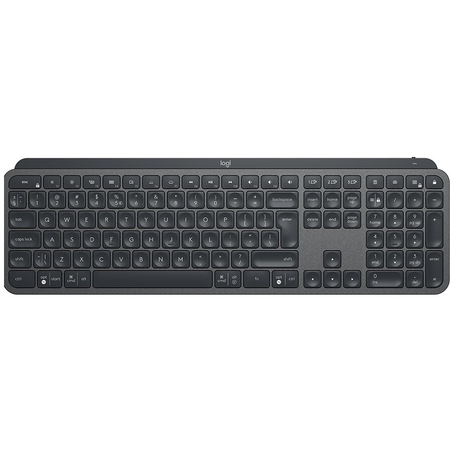 Clavier LOGITECH MX Keys for MAC Bluetooth Illuminated Keyboard SPACE GREY NORDIC - 920-009556 - photo 2