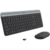 Tastatūra LOGITECH MK470 Slim Wireless Combo GRAPHITE NORDIC (920-009200)