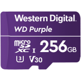 Atmiņas kartes CSDCARD WD Purple (MICROSD, 256GB) (WDD256G1P0C)