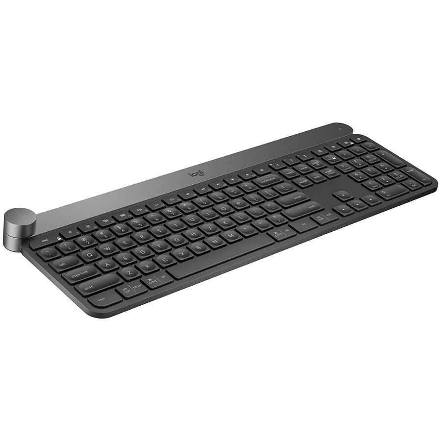 Tastatūra LOGITECH Craft Bluetooth Keyboard with input dial GRAPHITE NORDIC - 920-008502