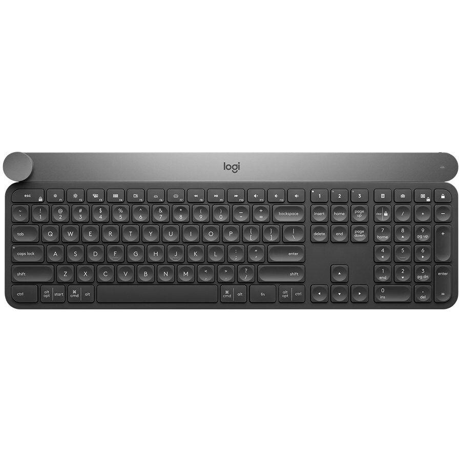 Tastatūra LOGITECH Craft Bluetooth Keyboard with input dial GRAPHITE NORDIC - 920-008502 - foto 2