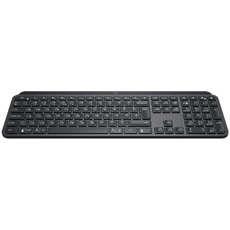 Tastatūra LOGITECH MX Keys Plus Bluetooth Illuminated Keyboard with Palm Rest GRAPHITE US - 920-009416