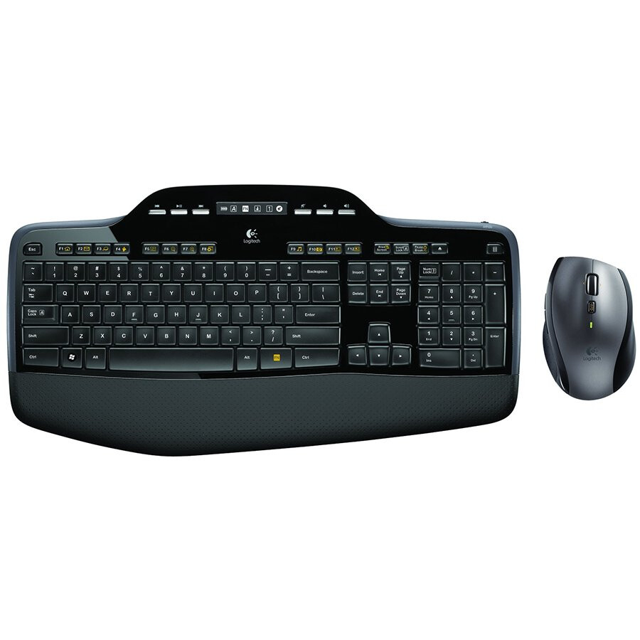 Tastatūra + pele LOGITECH MK710 Wireless Desktop BLACK NORDIC - 920-002443