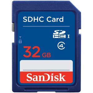 Atmiņas kartes SanDisk 32GB SDHC Class 4 Memory Card - SDSDB-032G-B35