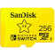 Atmiņas kartes SanDisk microSDXC card for Nintendo Switch 256GB - SDSQXAO-256G-GNCZN