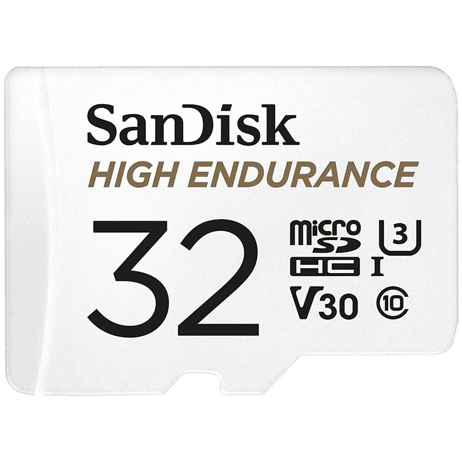 Atmiņas kartes SanDisk MAX ENDURANCE microSDXC 64GB + SD Adapter - SDSQQVR-064G-GN6IA