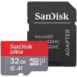 Atmiņas kartes SanDisk Ultra microSDHC 32GB + SD Adapter (GN6MT) (SDSQUA4-032G-GN6MT)