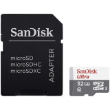 Atmiņas kartes SanDisk Ultra microSDXC 32GB + SD Adapter (SDSQUNR-032G-GN6TA)