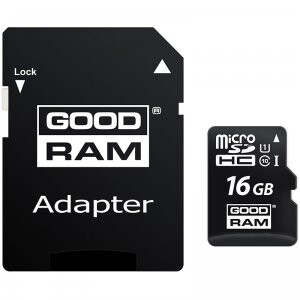 Atmiņas kartes GOODRAM 128GB MICRO CARD cl 10 UHS I + adapter - M1AA-1280R12