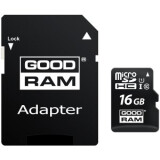 Memory card GOODRAM 16GB MICRO CARD cl 10 UHS I + adapter (M1AA-0160R12)