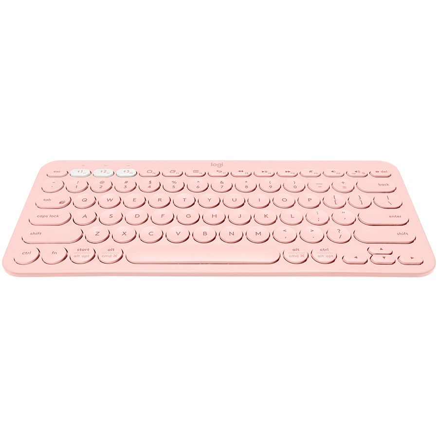 Tastatūra LOGITECH K380 Multi-device Bluetooth Keyboard ROSE RUS - 920-010569 - foto 2