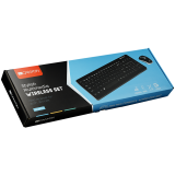 Clavier + souris CANYON 2.4GHz wireless combo-set, keyboard 105 keys, chocolate key caps, US layout (CNS-HSETW3-US)