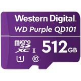 Atmiņas kartes CSDCARD WD Purple (MICROSD, 512GB) (WDD512G1P0C)