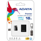 Atmiņas kartes A-DATA Memory 16GB Micro SDHC Class 10/UHS-I (AUSDH16GUICL10-RM3BKBL)
