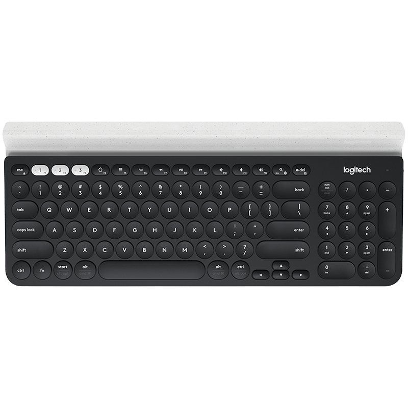 Tastatūra LOGITECH K780 Multi-Device Wireless Keyboard DARK GREY/SPECKLED WHITE US - 920-008042