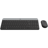 Tastatūra + pele LOGITECH MK470 Slim Wireless Combo GRAPHITE RUS (920-009206)