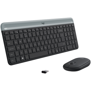 Tastatūra + pele LOGITECH MK470 Slim Wireless Combo GRAPHITE RUS - 920-009206 - foto 4