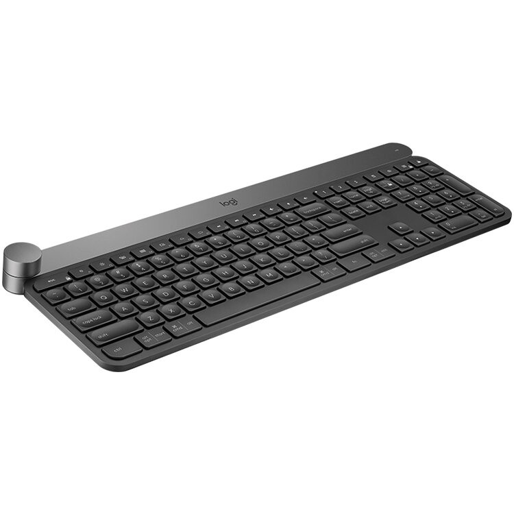 Tastatūra LOGITECH Craft Bluetooth Keyboard with input dial GRAPHITE US - 920-008504