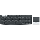 Tastatūra LOGITECH K375s Multi-Device Wireless Keyboard and Stand Combo GRAPHITE/OFFWHITE RUS (920-008184)