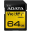 Atmiņas kartes ADATA SDXC 64GB UHS-II U3 CLASS10 COLOR BOX - ASDX64GUII3CL10-C