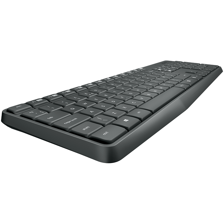 Tastatūra + pele LOGITECH MK235 RU/ENG GREY (920-007948) - foto 3