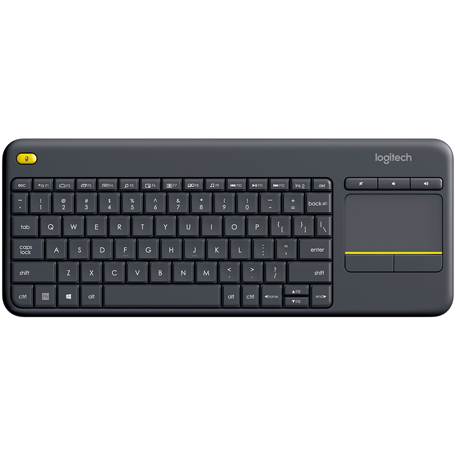 Tastatūra LOGITECH Wireless Touch Keyboard K400 Plus - WHITE - PAN - 2.4GHZ - NORDIC - 920-007142 - foto 2