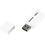 USB zibatmiņa GOODRAM 128GB UME2 WHITE USB 2.0 (UME2-1280W0R11)