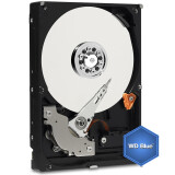Cietais disks HDD Desktop WD Blue (3.5'', 4TB, 64MB, 5400 RPM, SATA 6 Gb/s) (WD40EZRZ)