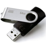 USB zibatmiņa GOODRAM 64GB UTS2 BLACK USB 2.0 (UTS2-0640K0R11)