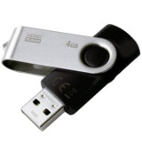 USB zibatmiņa GOODRAM 4GB UTS2 BLACK USB 2.0 (UTS2-0040K0R11)