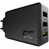 Kabeļu sistēmu sastāvdaļa (SCS) 3-port charger GC ChargeSource3 3xUSB 30W with fast charging Ultra Charge i Smart Charge (CHARGC03)