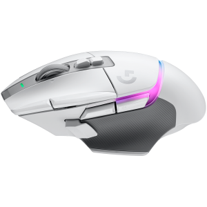 Pele LOGITECH G502 X PLUS - WHITE/PREMIUM - 2.4GHZ - EER2 - 933 - 910-006171 - foto 3