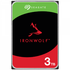 Disque dur SEAGATE HDD Iron Wolf Guardian NAS(3.5''/3TB/SATA 6Gb/s/rpm 5900) - ST3000VN007