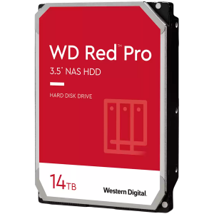 Disque dur HDD Desktop WD Red Pro (3.5'', 14TB, 512MB, 7200 RPM, SATA 6 Gb/s) - WD141KFGX