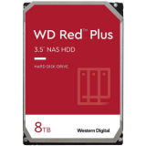 HDD NAS WD Red Plus (3.5'', 8TB, 256MB, 7200 RPM, SATA 6 Gb/s) (WD80EFBX)