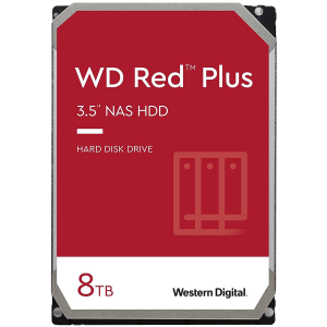 HDD NAS WD Red Plus (3.5'', 8TB, 256MB, 7200 RPM, SATA 6 Gb/s) - WD80EFBX