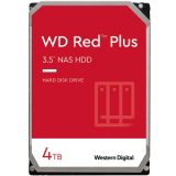 Cietais disks HDD NAS WD Red Plus (3.5'', 4TB, 128MB, 5400 RPM, SATA 6 Gb/s) (WD40EFZX)