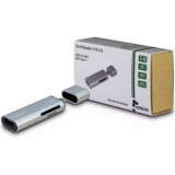 USB zibatmiņa Argus V15-3.0 Card Reader Type-C with USB 3.0 Hub, Aluminum case (IT-V15-3.0)
