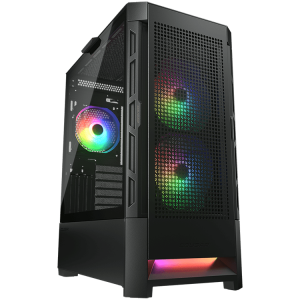 Datoru korpuss Cougar Duoface RGB Black - CGR-5ZD1B-RGB