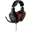 Austiņas Logitech G332 Wired LEATHERETTE - BLACK/RED - 981-000757 - foto 4